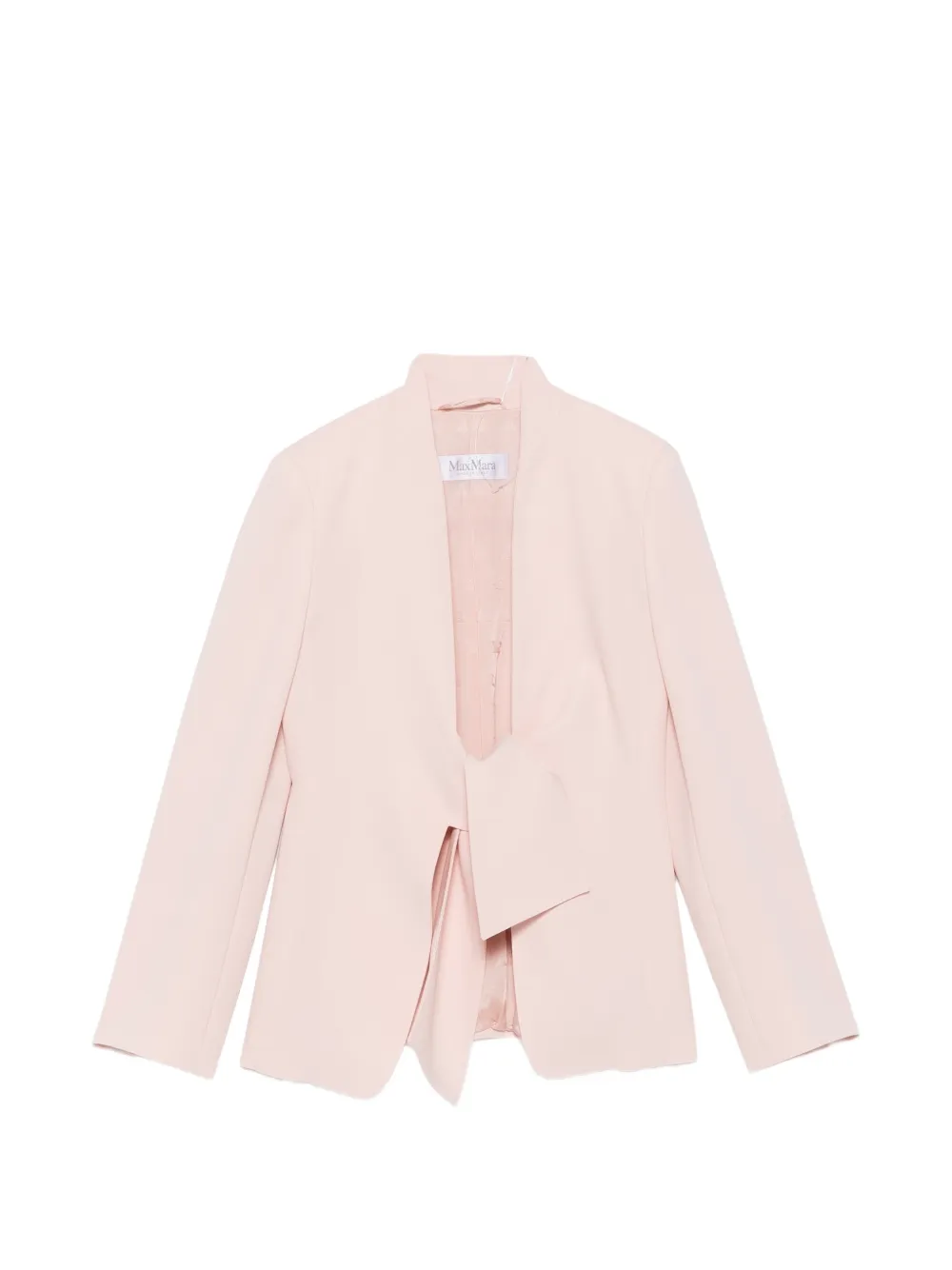 Max Mara tie-fastening jacket Roze