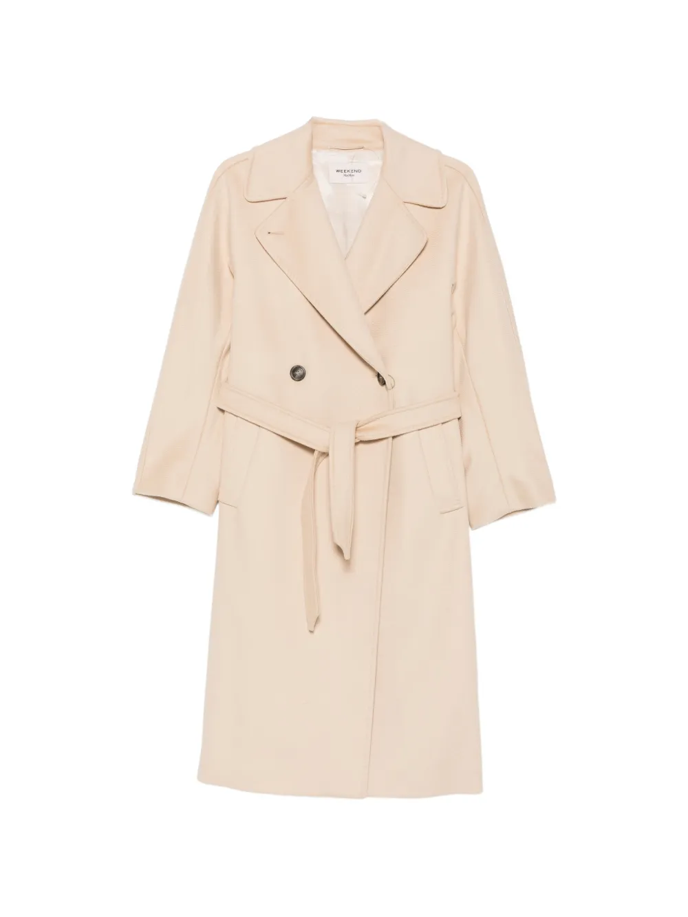 Weekend Max Mara belted double-breasted coat - Neutrals
