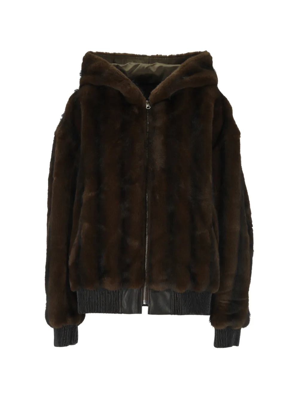 THELAURENT faux-fur hooded jacket
