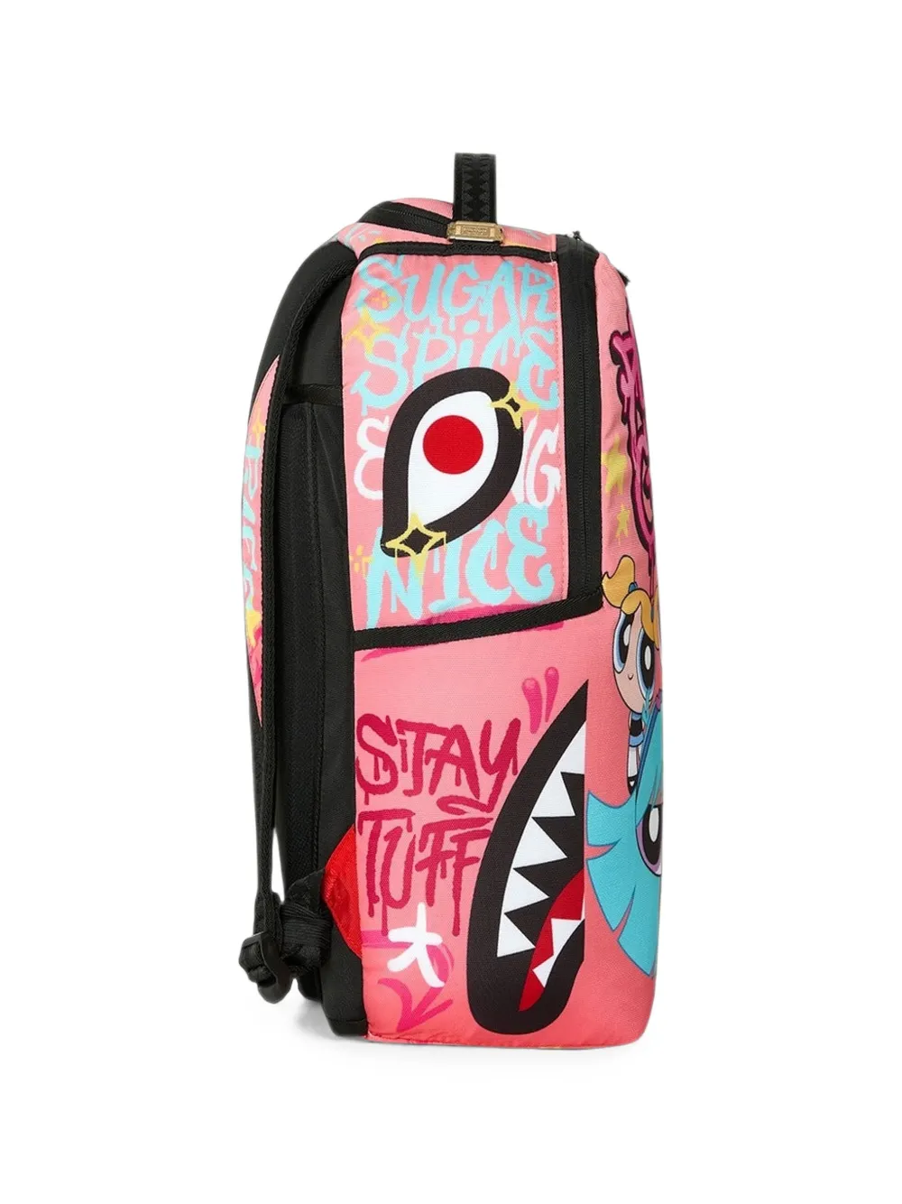 sprayground kid x Powerpuff Girls Shark backpack Roze