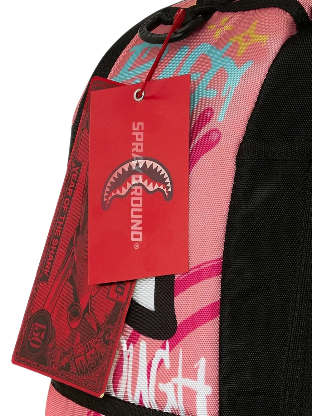 sprayground kid x Powerpuff Girls Shark backpack Roze