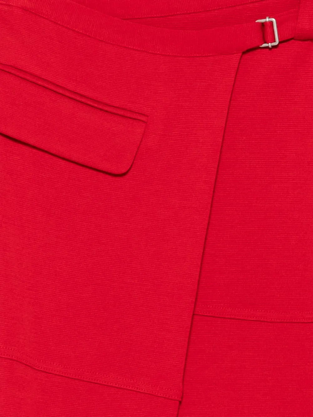 Tela Beatrix mini-wikkelrok Rood