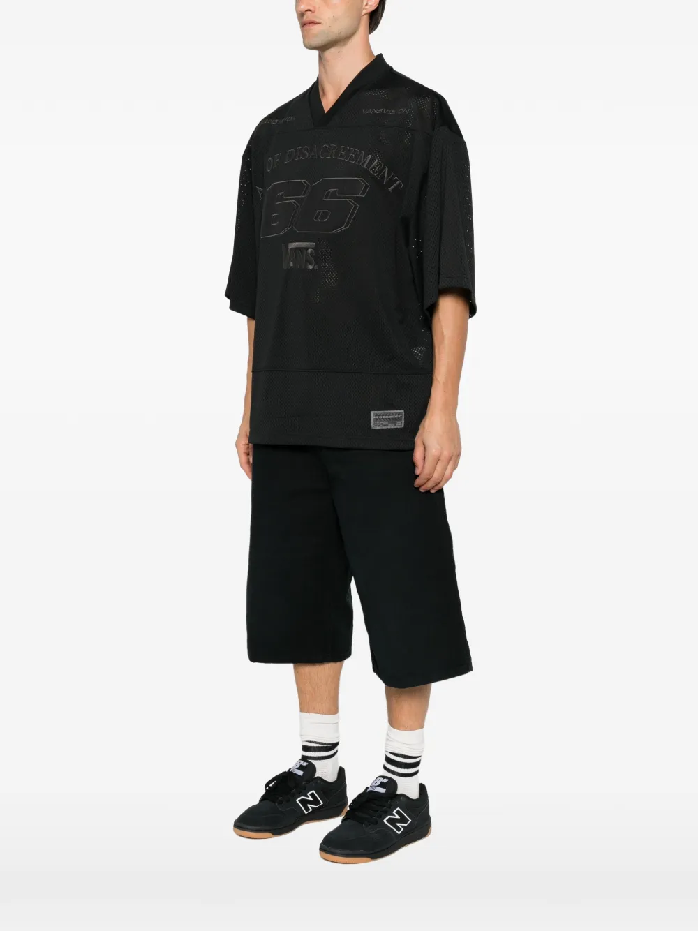 Vans T-shirt met logopatch Zwart