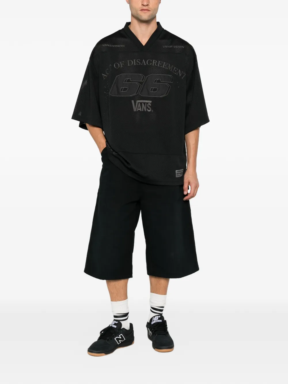 Vans T-shirt met logopatch Zwart