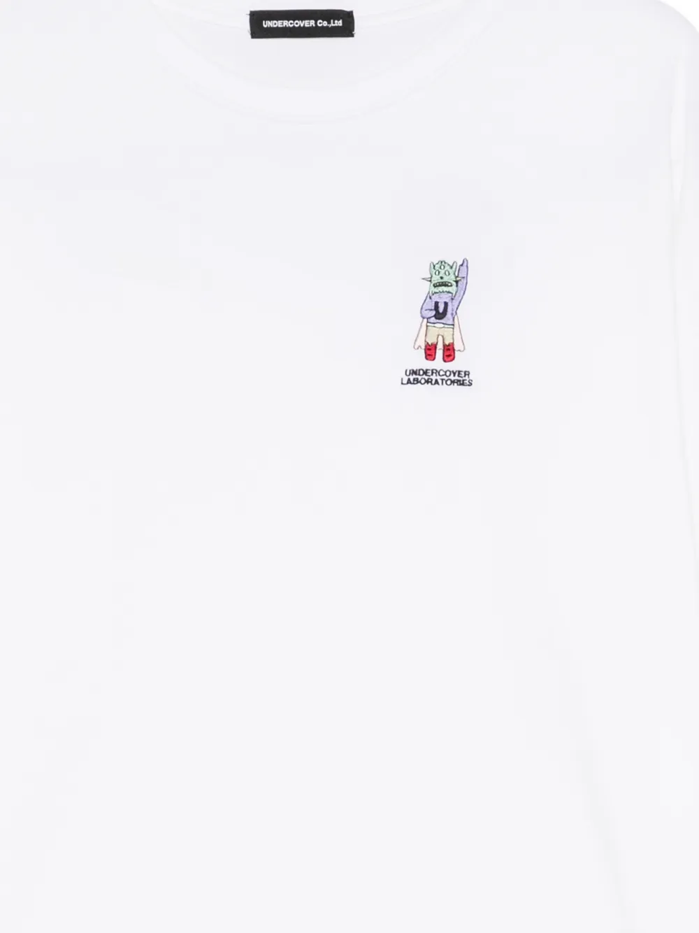 Undercover T-shirt met borduurwerk Wit
