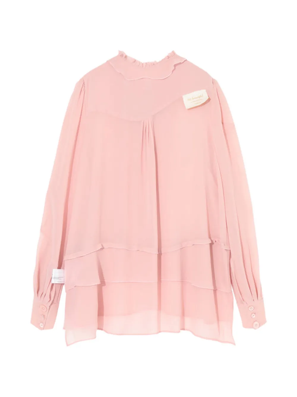 Undercover ruffled tiered blouse Roze