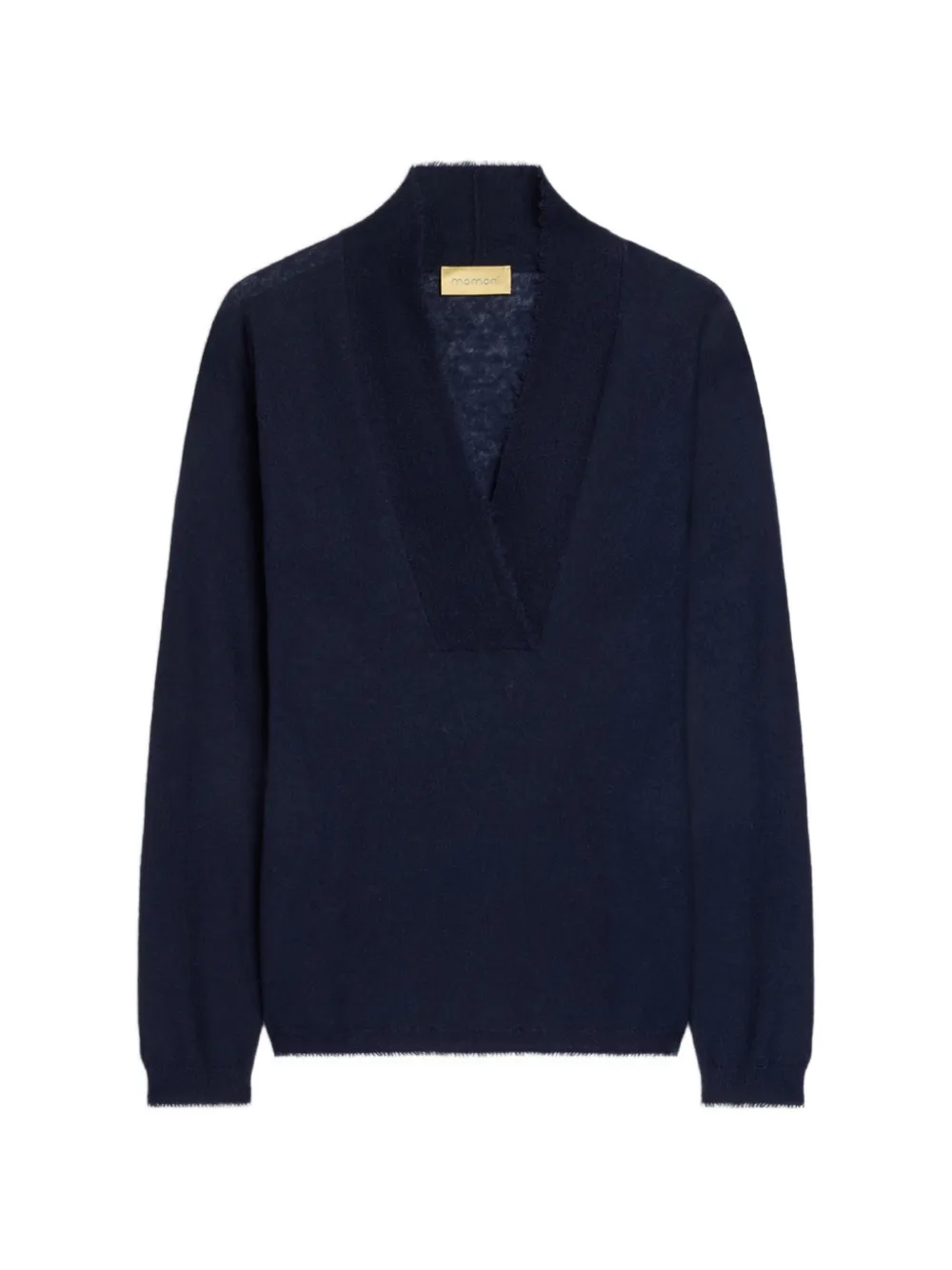 MOMONÌ Arvid crossover-neck sweater - Blu