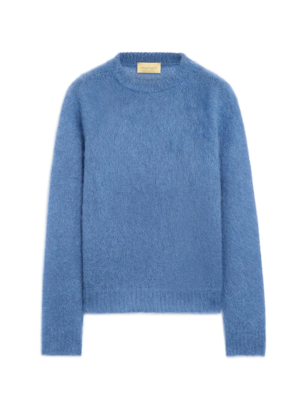 MOMONÌ Clover brushed-knit sweater - Bleu MOMONÌ Clover brushed-knit sweater - Bleu