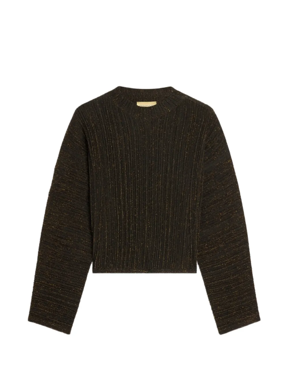 MOMONÌ Tiva plissé-effect sweater - Verde