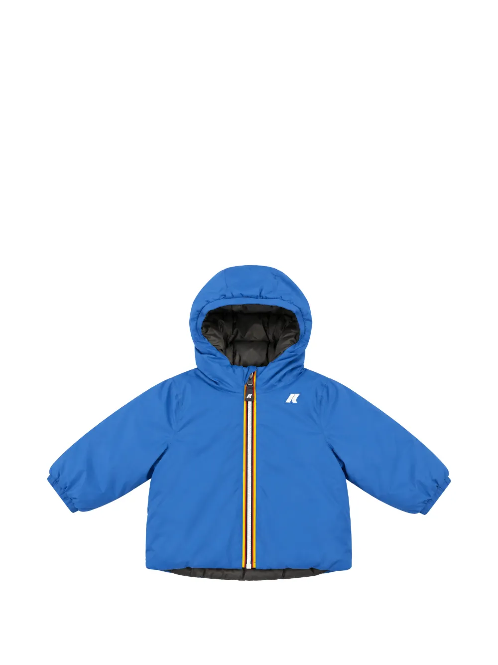 K Way Kids reversible hooded jacket - Blu