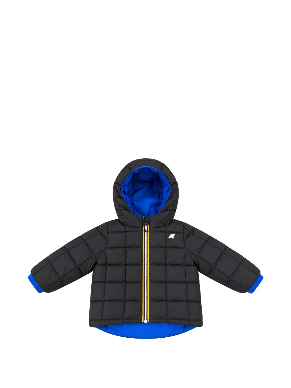 K Way Kids reversible hooded jacket Blauw
