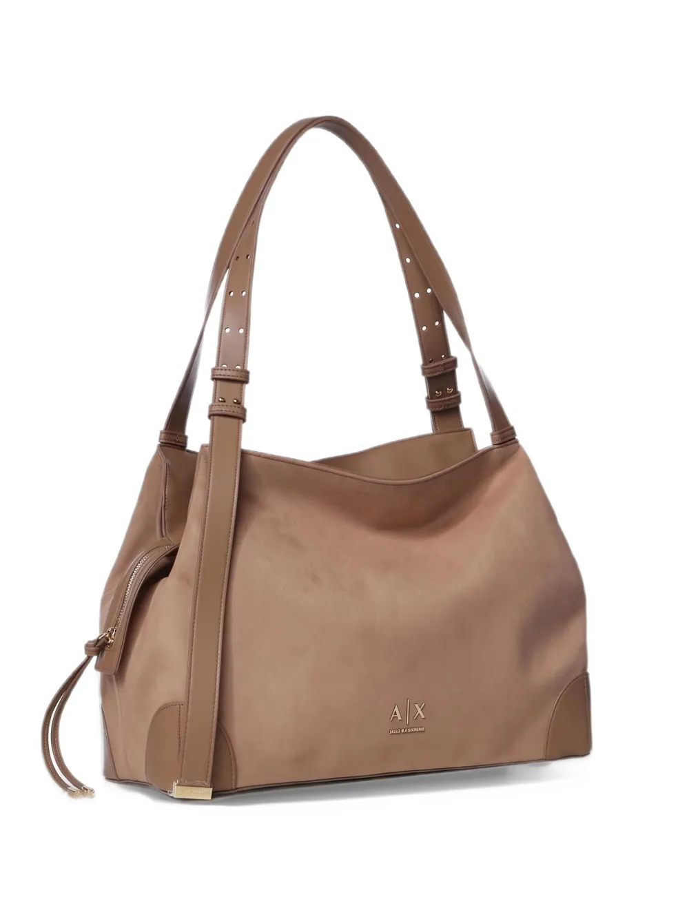 Armani Exchange Shopper met logo Bruin