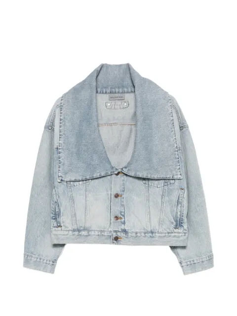 Balenciaga chamarra con cuello oversize