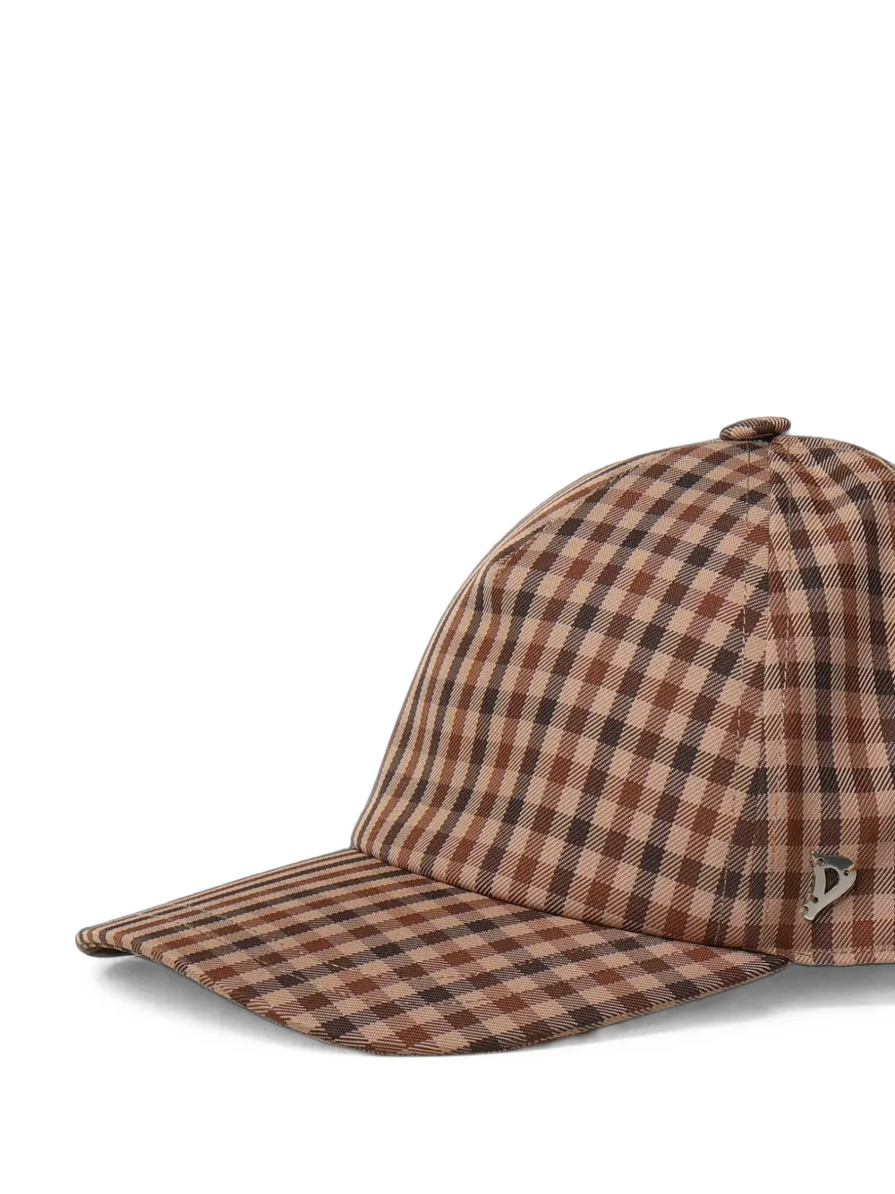 DONDUP gingham-check baseball cap Bruin