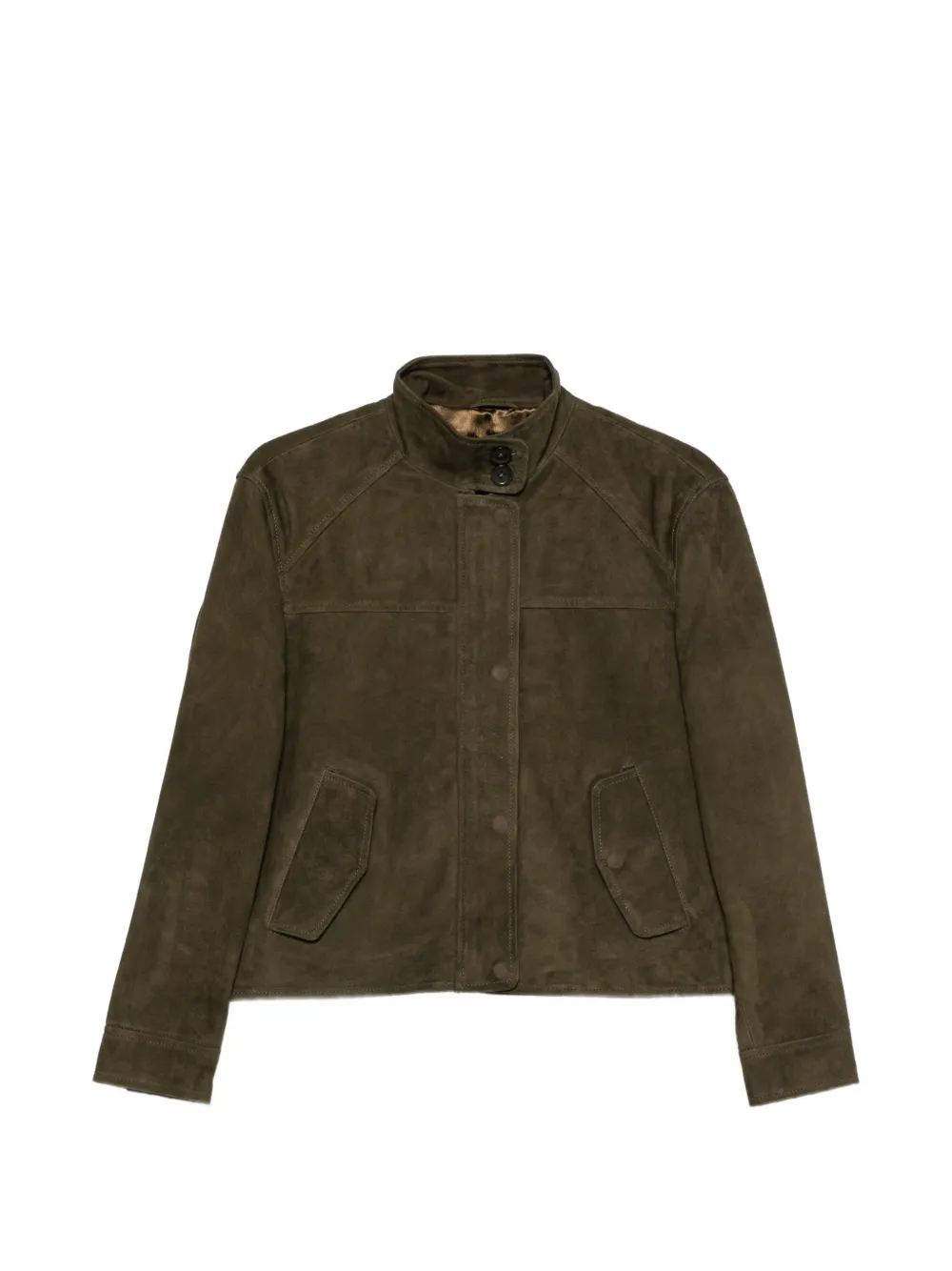 JcSophie Praia high-neck suede jacket
