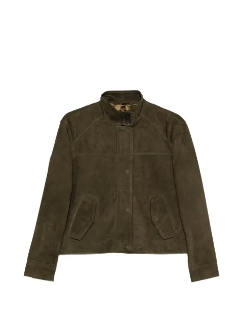 JcSophie high-neck suede jacket