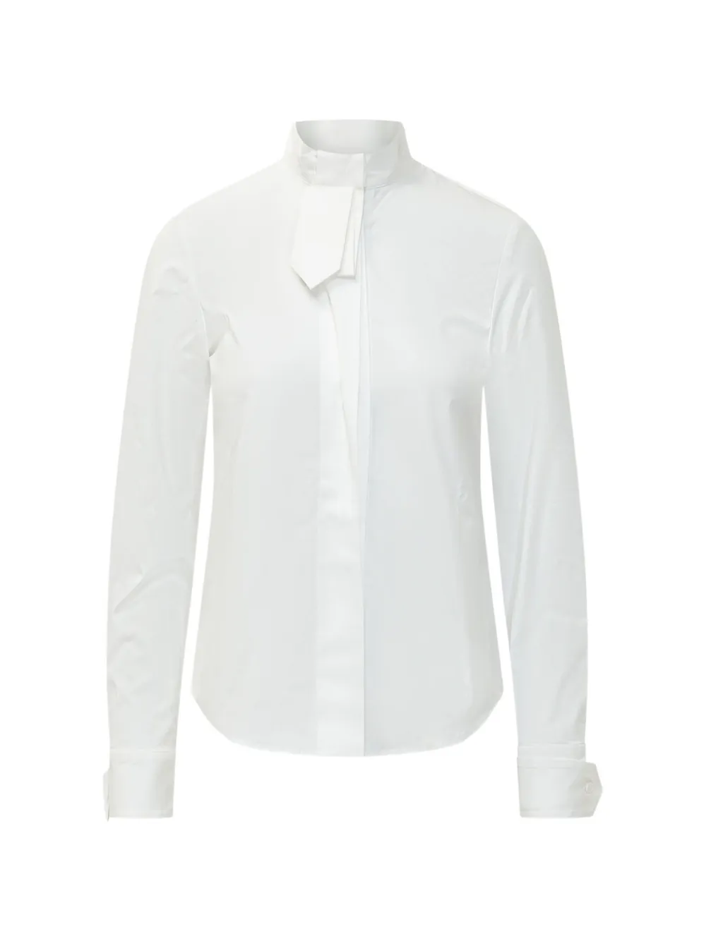 BALOSSA Blanca tie-detail shirt - Bianco
