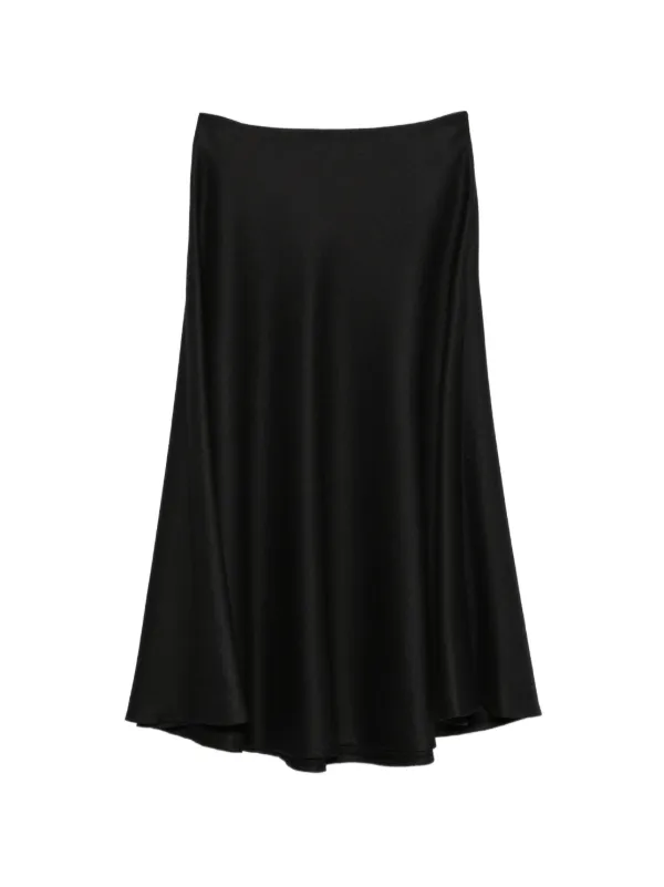 Tagliatore Alysha Zip-fastening Midi Skirt in Black