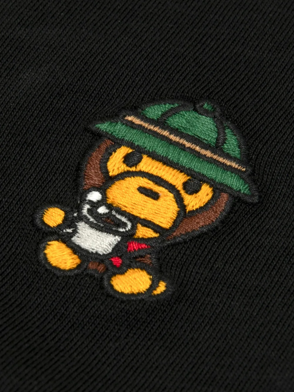*BABY MILO STORE BY *A BATHING APE Baby Milo T-shirt met lange mouwen en grafische print Zwart