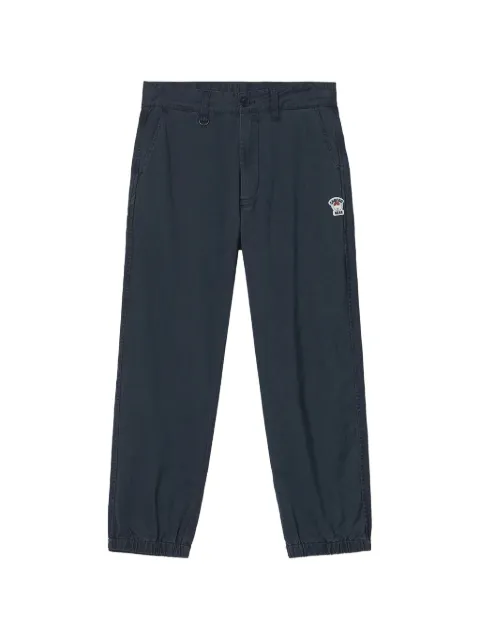 CHOCOOLATE logo-patch elasticated-cuff trousers