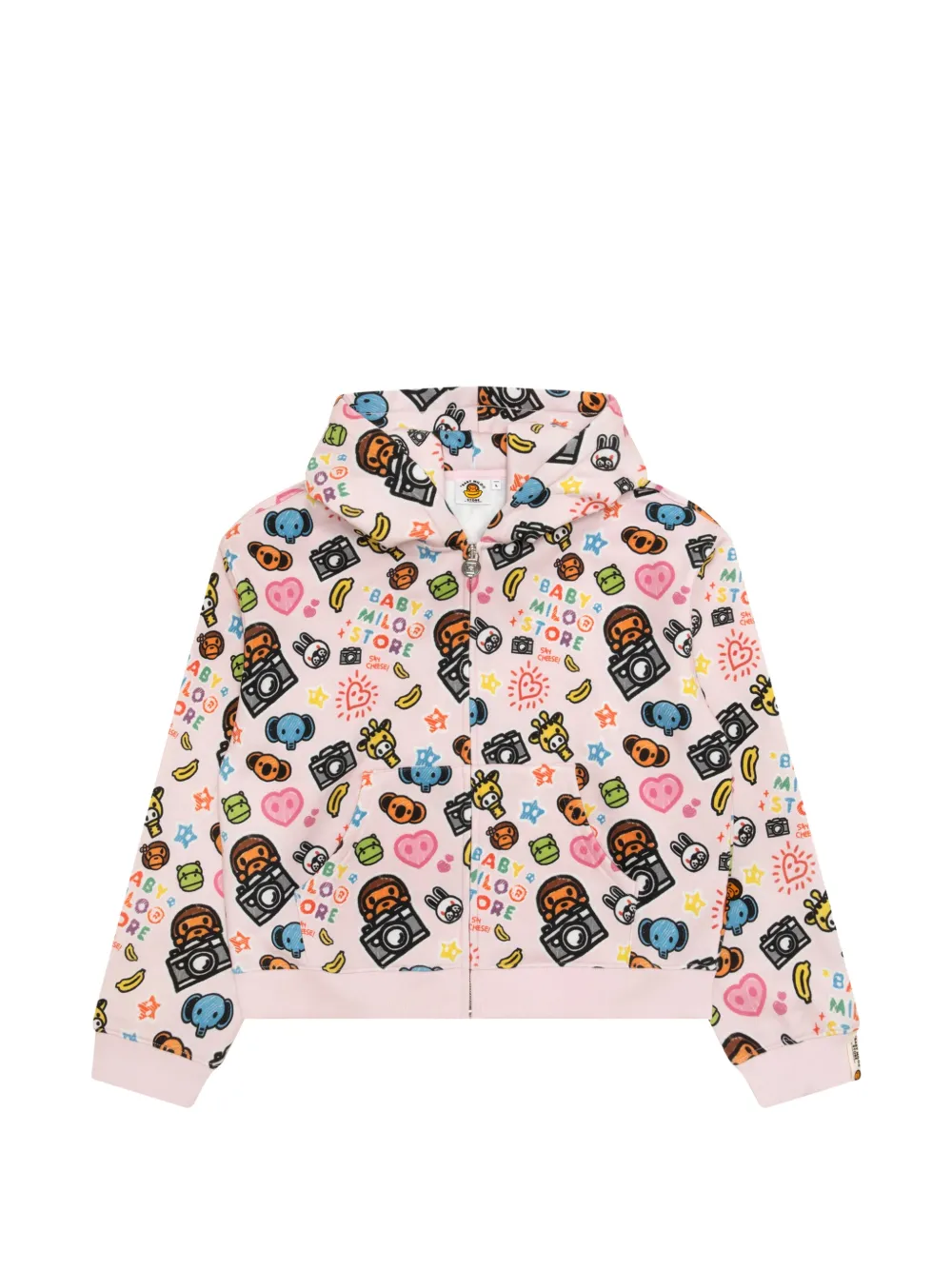 *BABY MILO® STORE BY *A BATHING APE® Baby Milo graphic-print hoodie