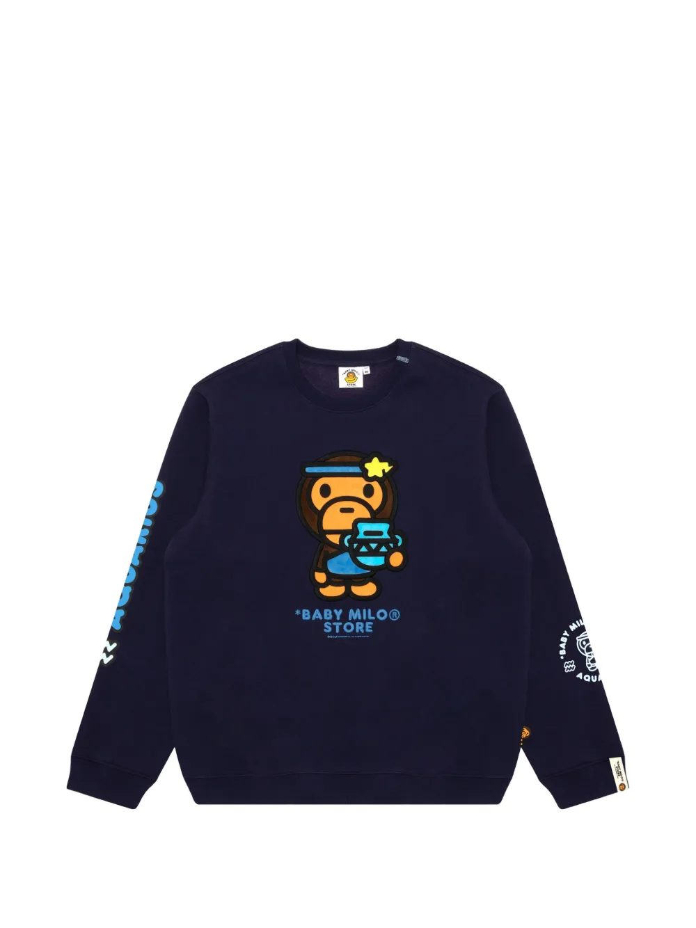 *BABY MILO® STORE BY *A BATHING APE® Baby Milo graphic-print sweater