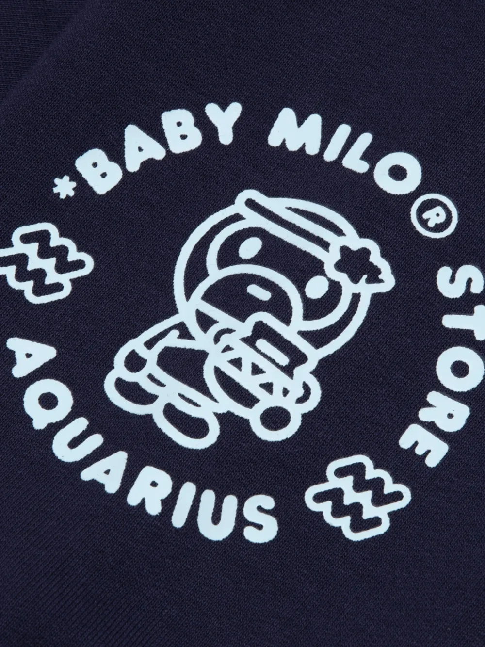 *BABY MILO STORE BY *A BATHING APE Baby Milo trui met grafische print Blauw