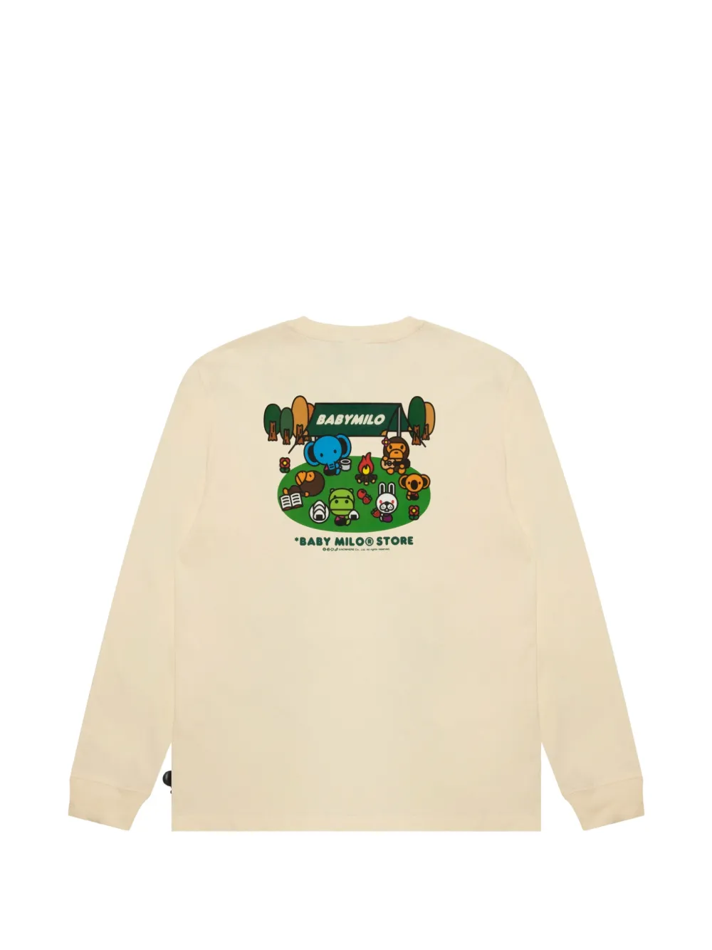 *BABY MILO STORE BY *A BATHING APE T-shirt met grafische print Beige