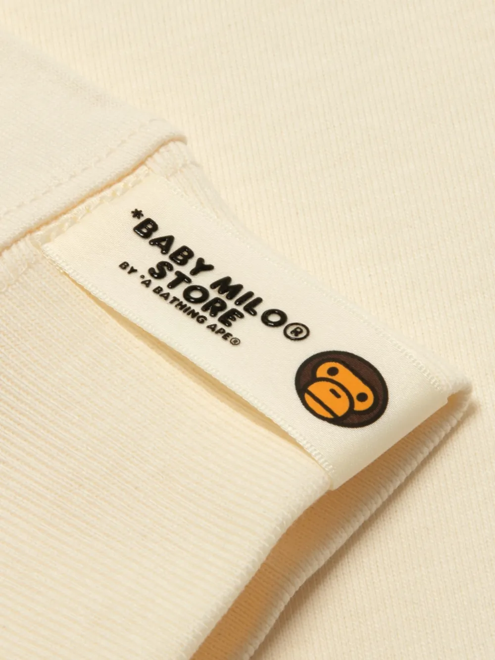 *BABY MILO STORE BY *A BATHING APE T-shirt met grafische print Beige