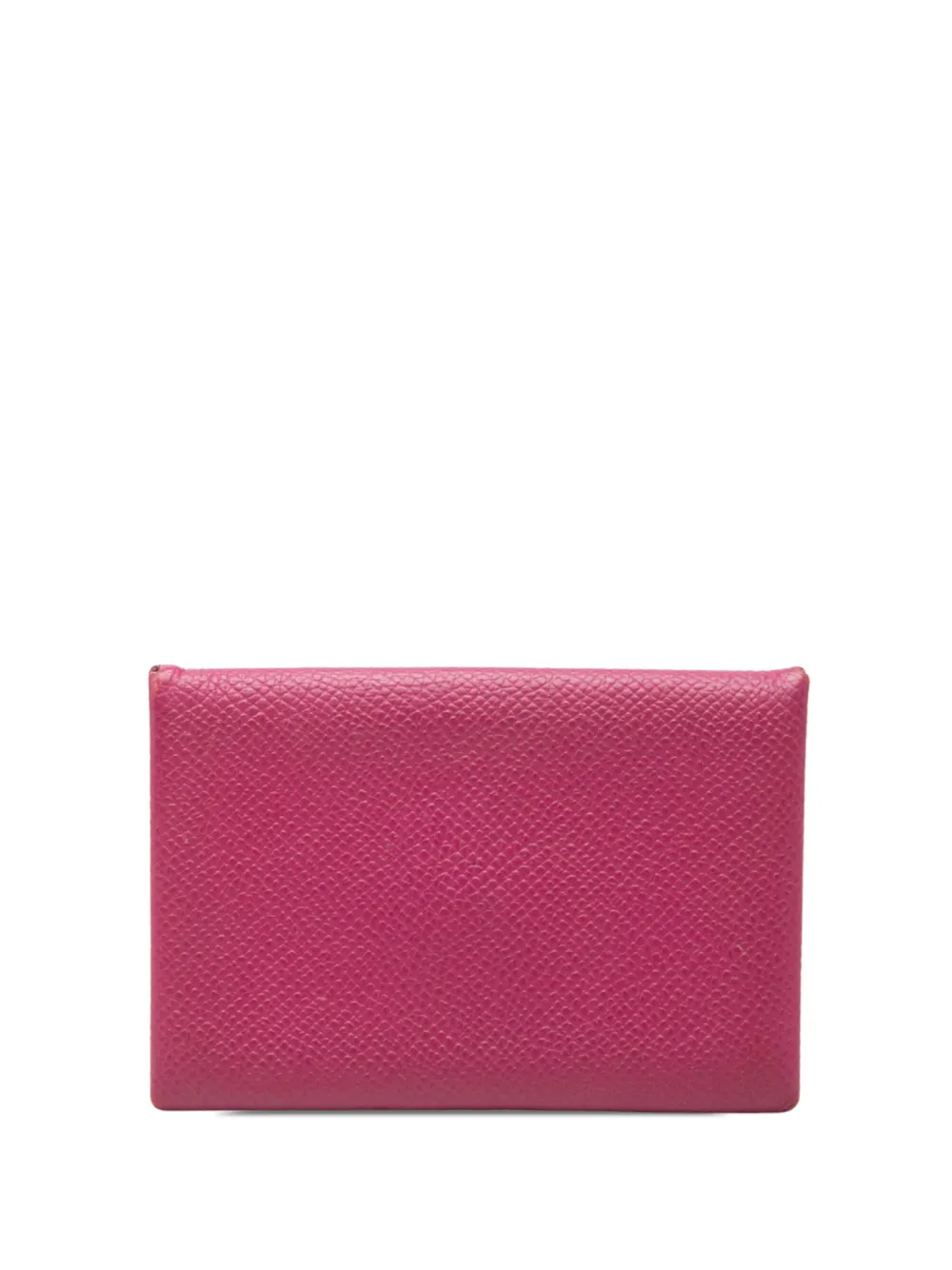 Hermès Pre-Owned 2017 Epsom Calvi Kartenetui - Rosa