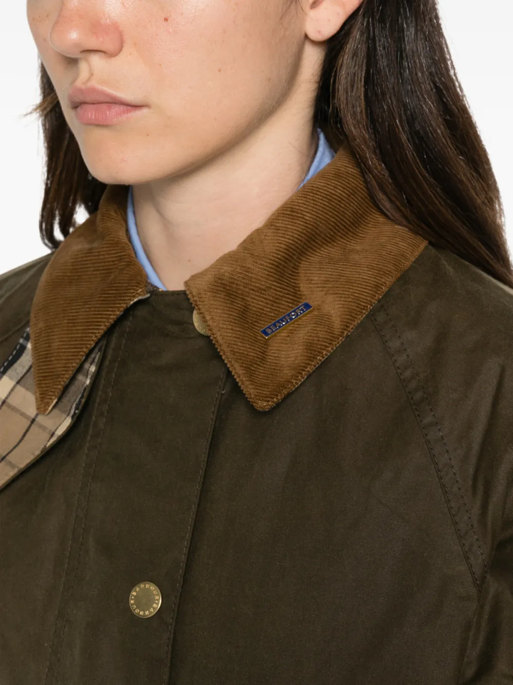 Barbour Icons Modern Beaufort jas met rits Groen