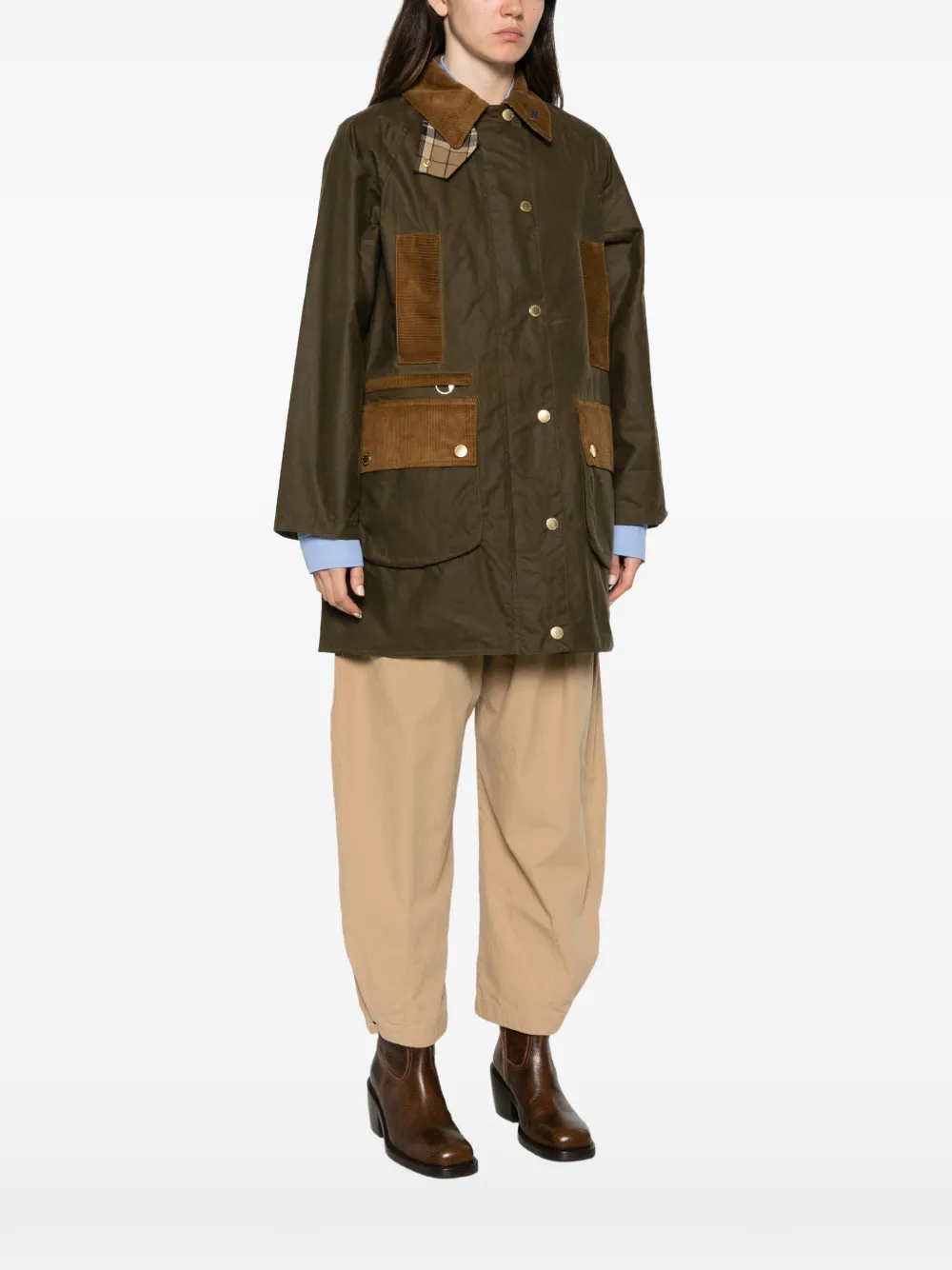 Barbour Icons Modern Beaufort jas met rits Groen