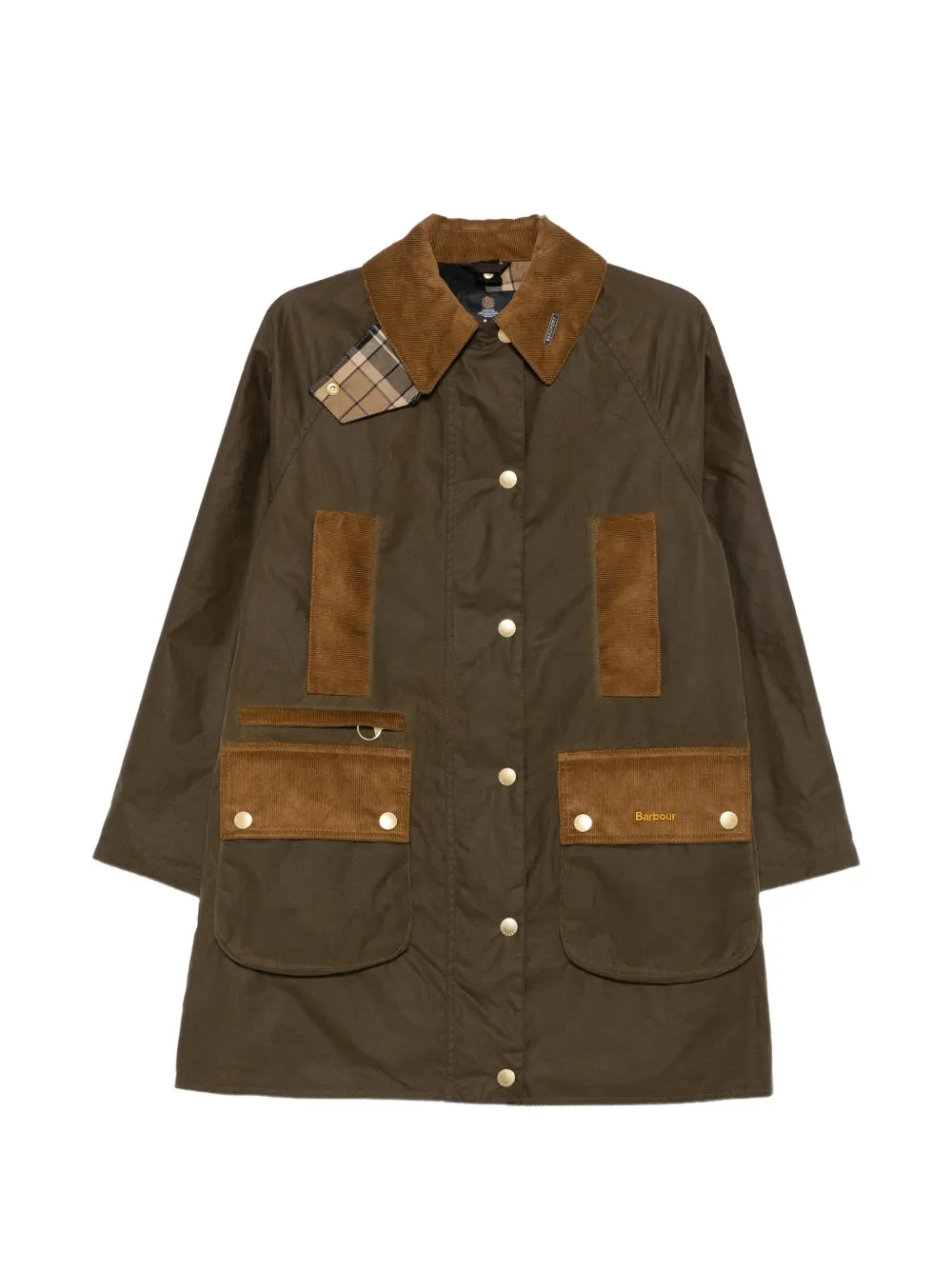 Barbour Icons Modern Beaufort Zip-up Coat In Brown