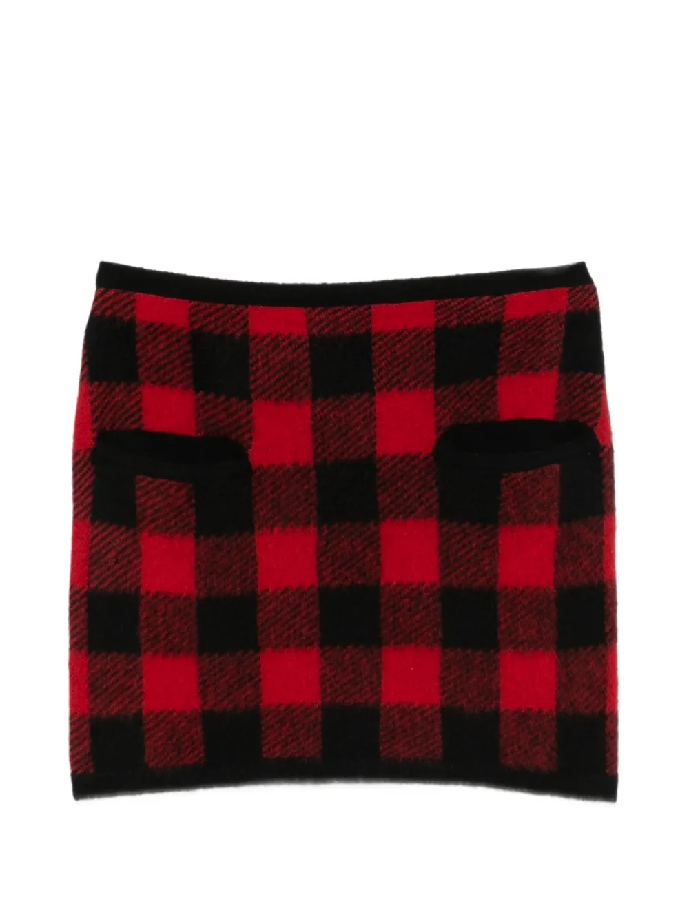 Nº21 minijupe en maille à carreaux - Rouge Nº21 minijupe en maille à carreaux - Rouge