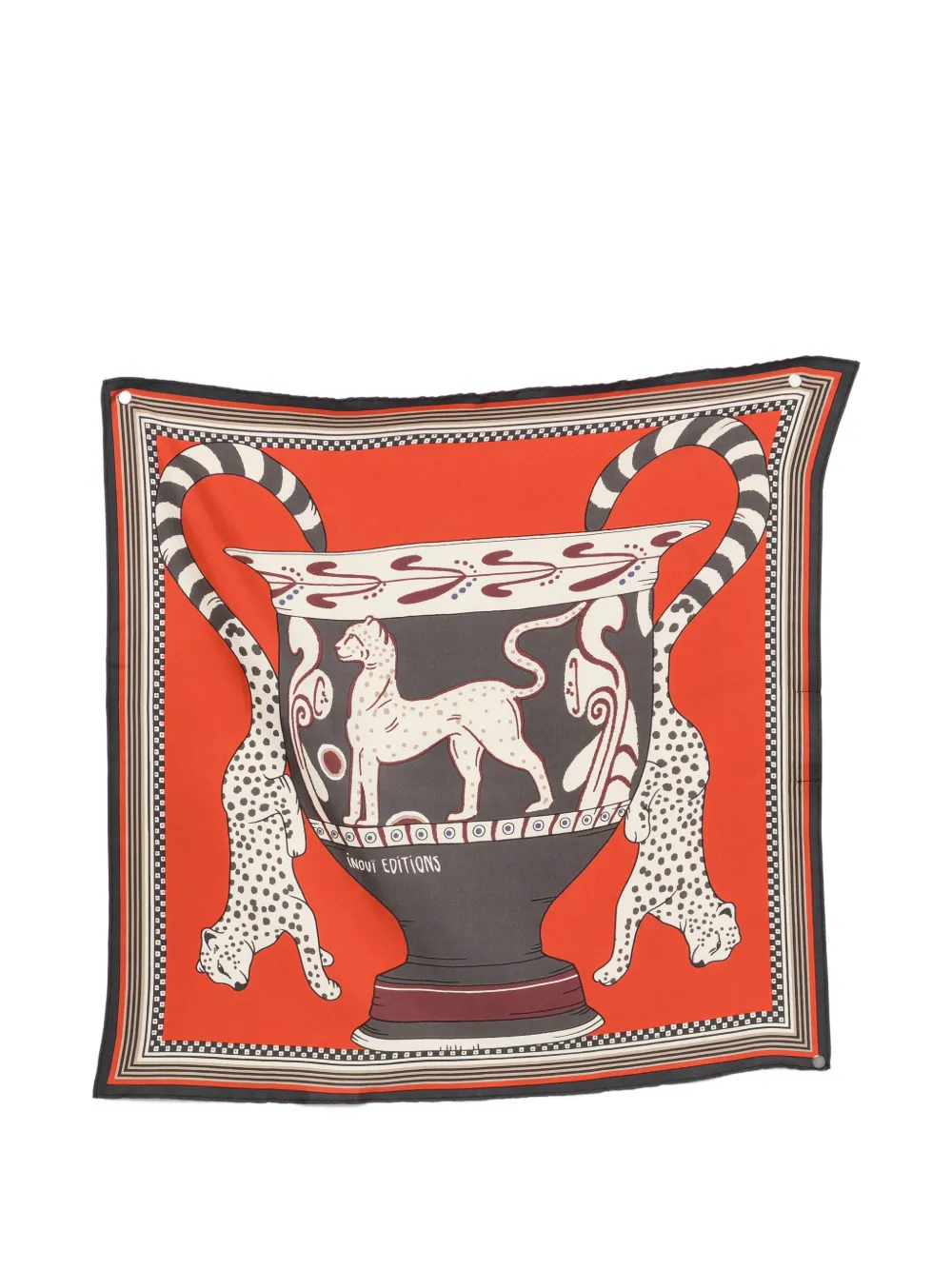 Inoui Editions Leopard-print Scarf In Multi