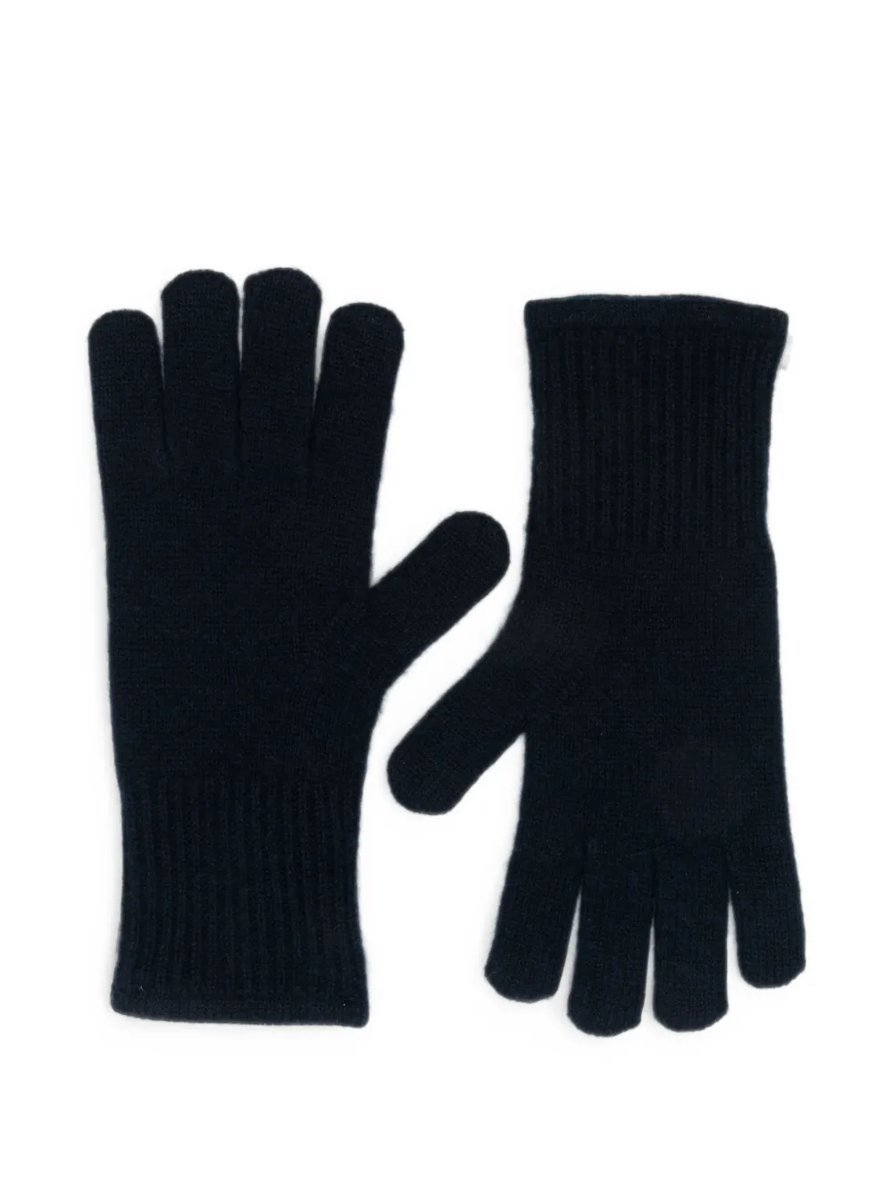 absolut cashmere ribbed-cuff gloves Blauw