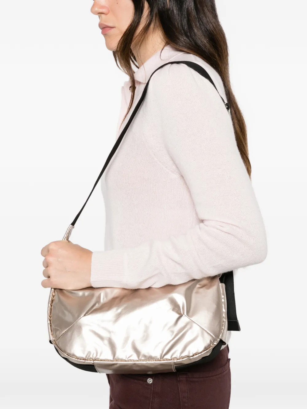 Jack Gomme metallic-effect shoulder bag