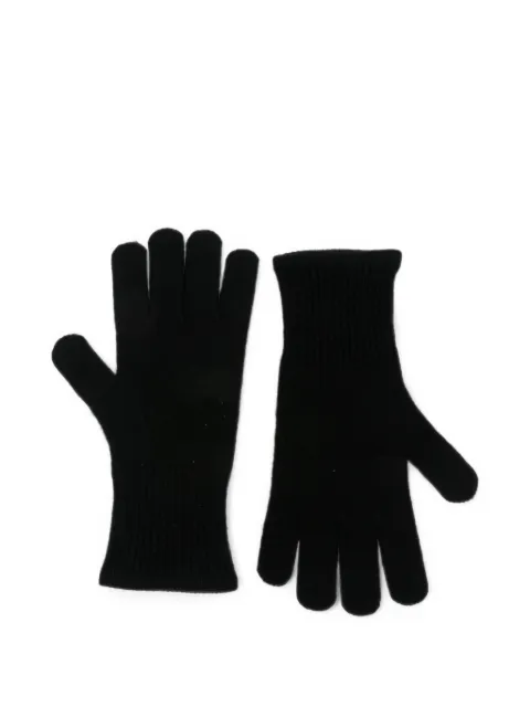 absolut cashmere ribbed-knit cashmere gloves