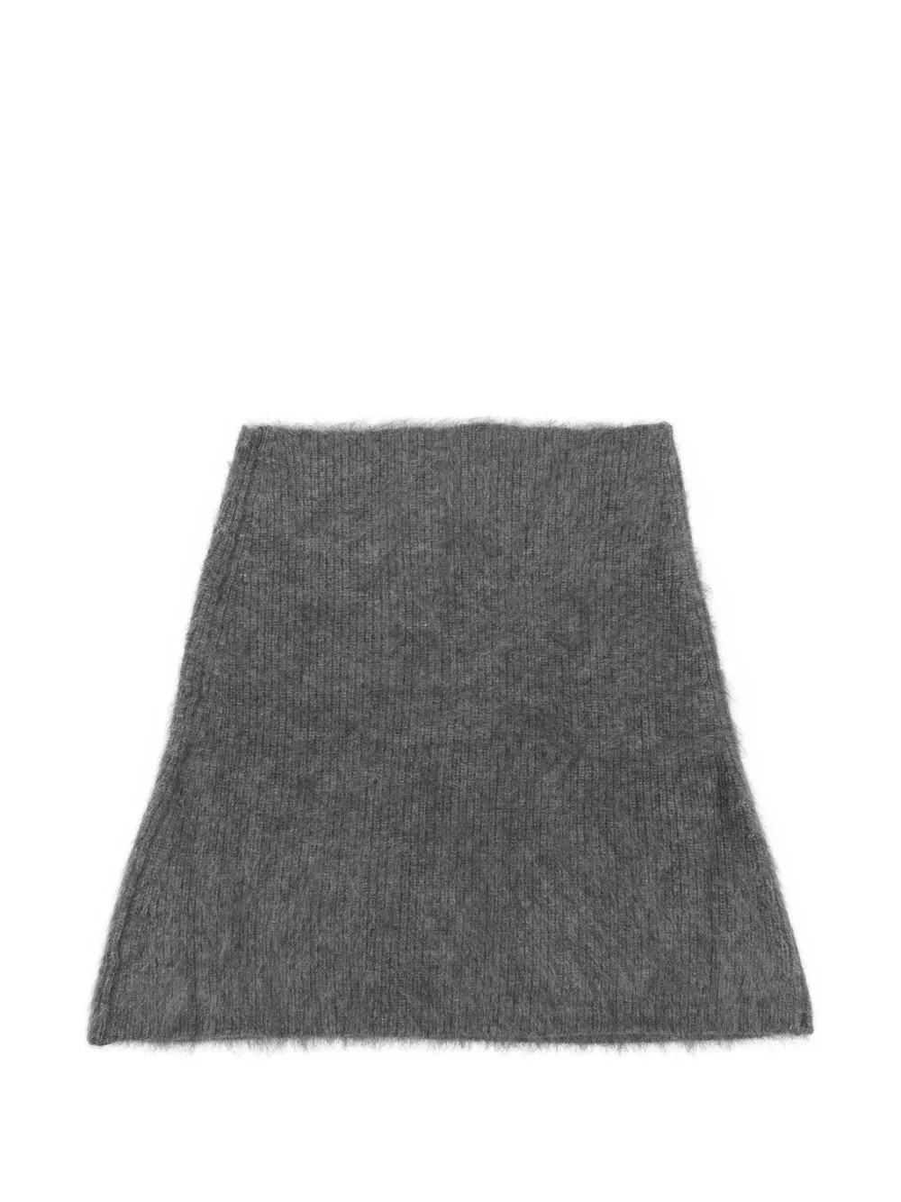 Absolut Cashmere Ribbed Scarf In Gray