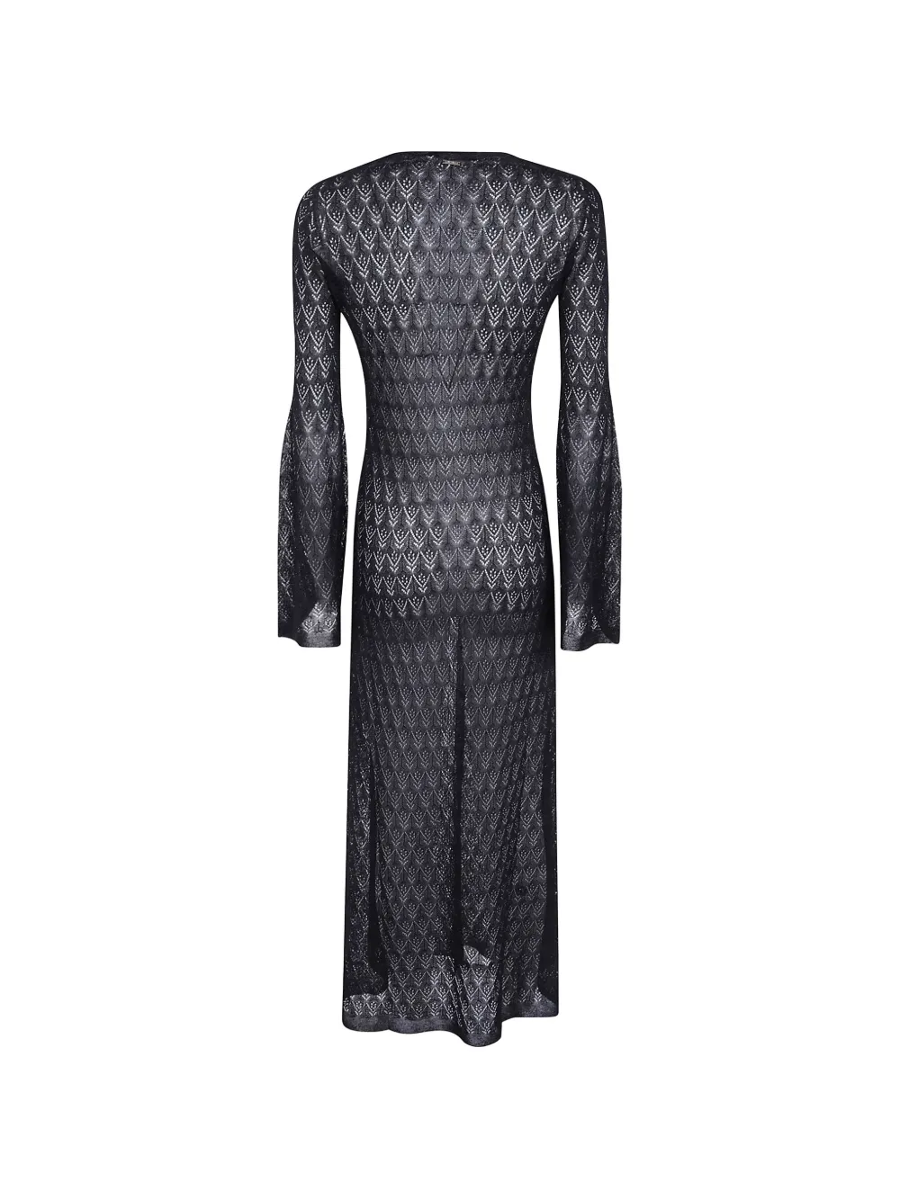 TWINSET Lang gebreid vest met flared mouwen Zwart