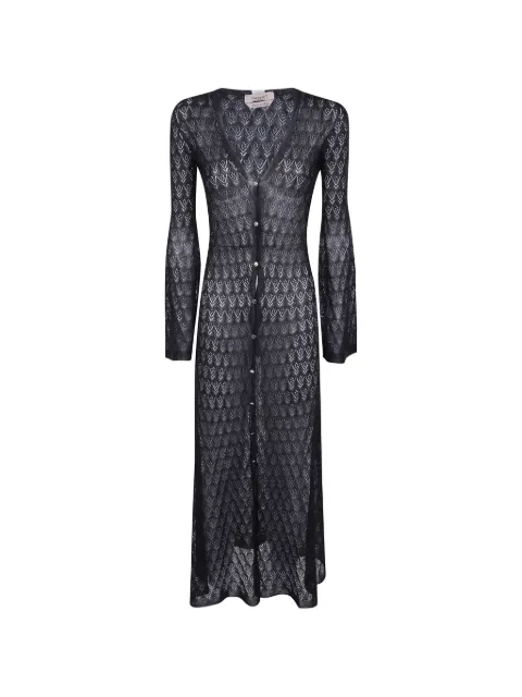 TWINSET long knit cardigan with flared sleeves