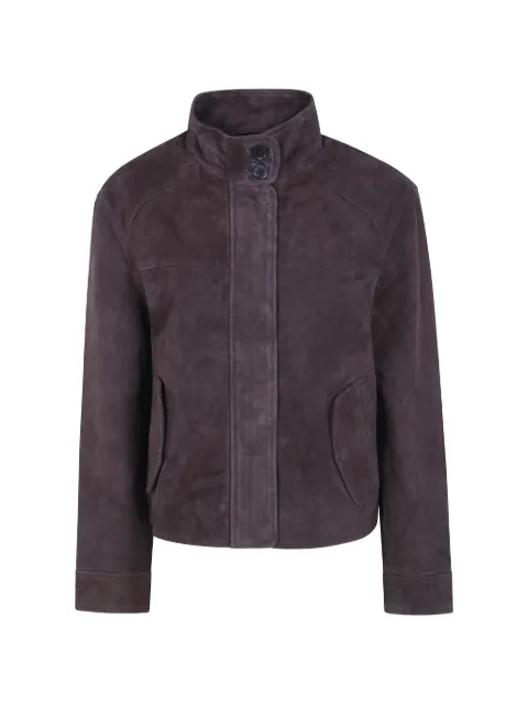 JcSophie Praia high-neck suede jacket
