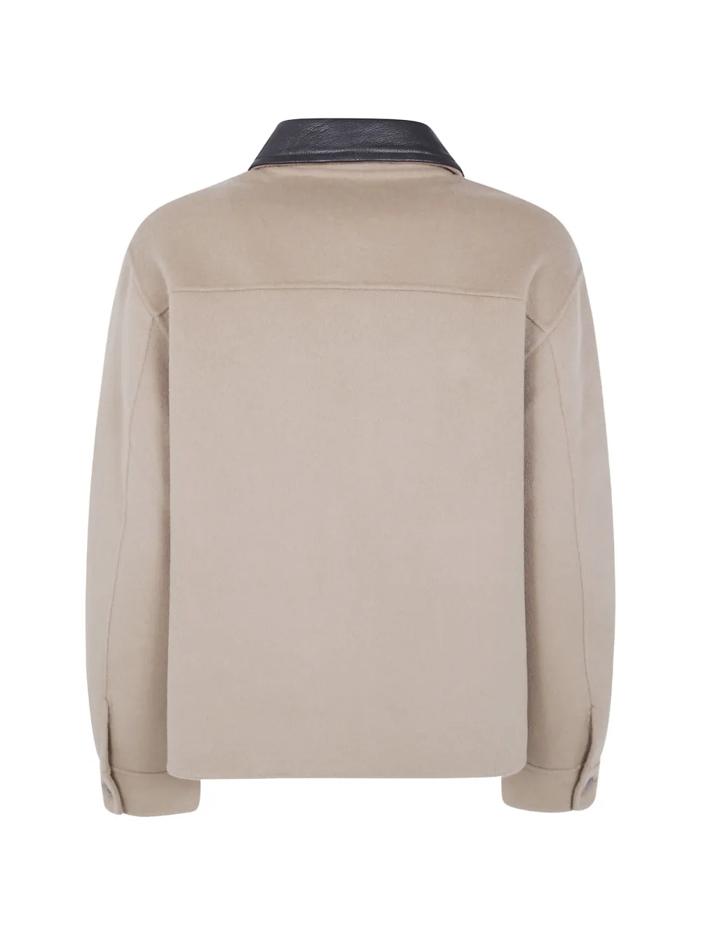 MC2 Saint Barth logo-patch button-up jacket Beige