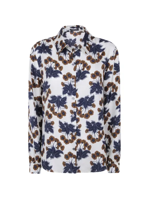 Laura Urbinati floral-print silk shirt