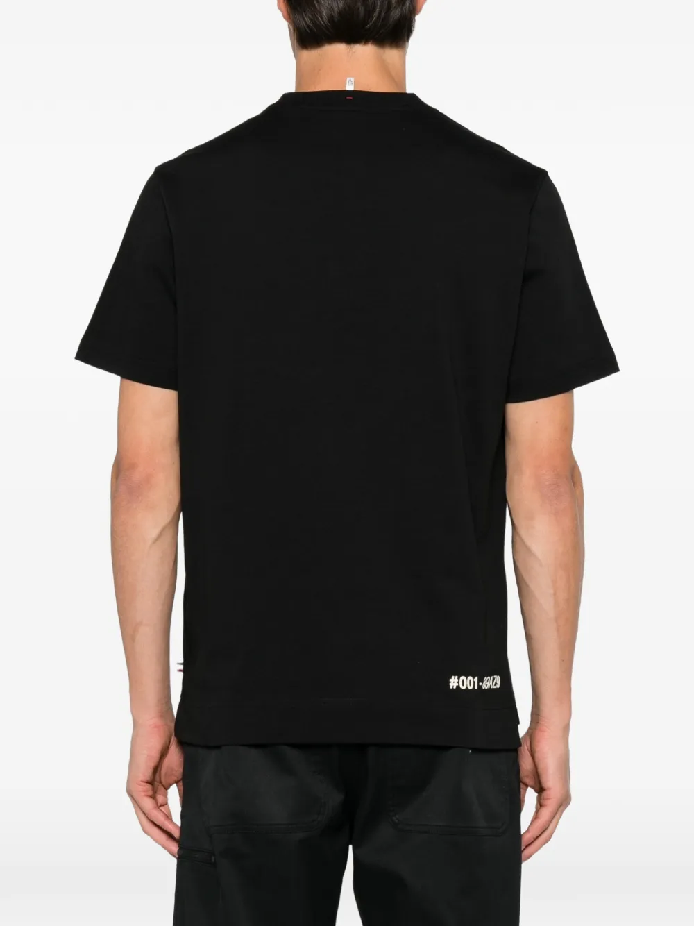 Moncler Grenoble T-shirt met logoprint Zwart