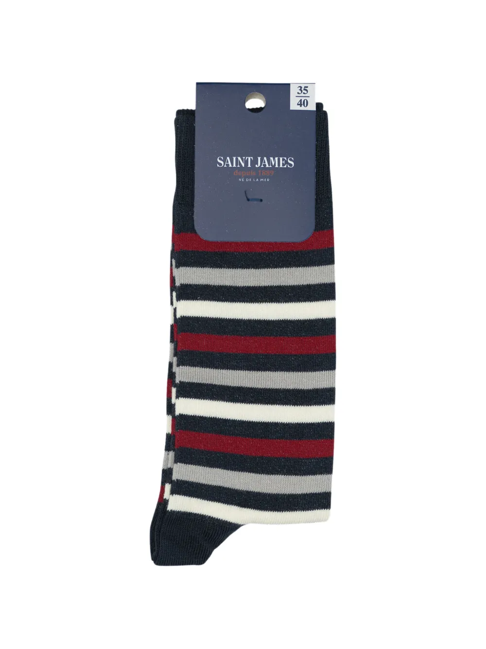 Saint James Calzini a righe - Blu
