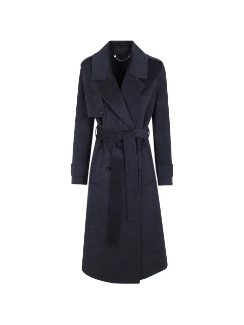 Giovanni Paris Cassis belted double-breasted coat