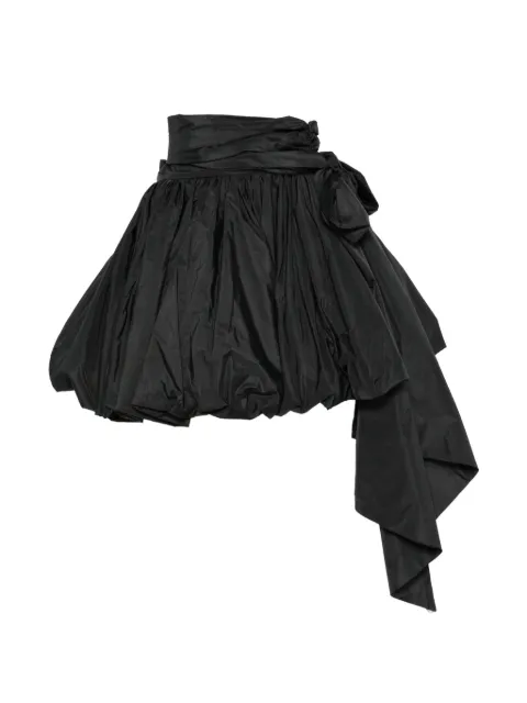Blumarine falda corta globo drapeada