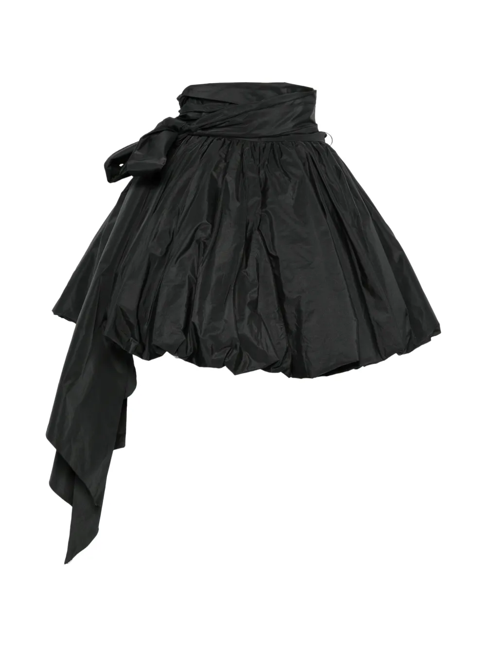 Blumarine draped balloon mini skirt Zwart