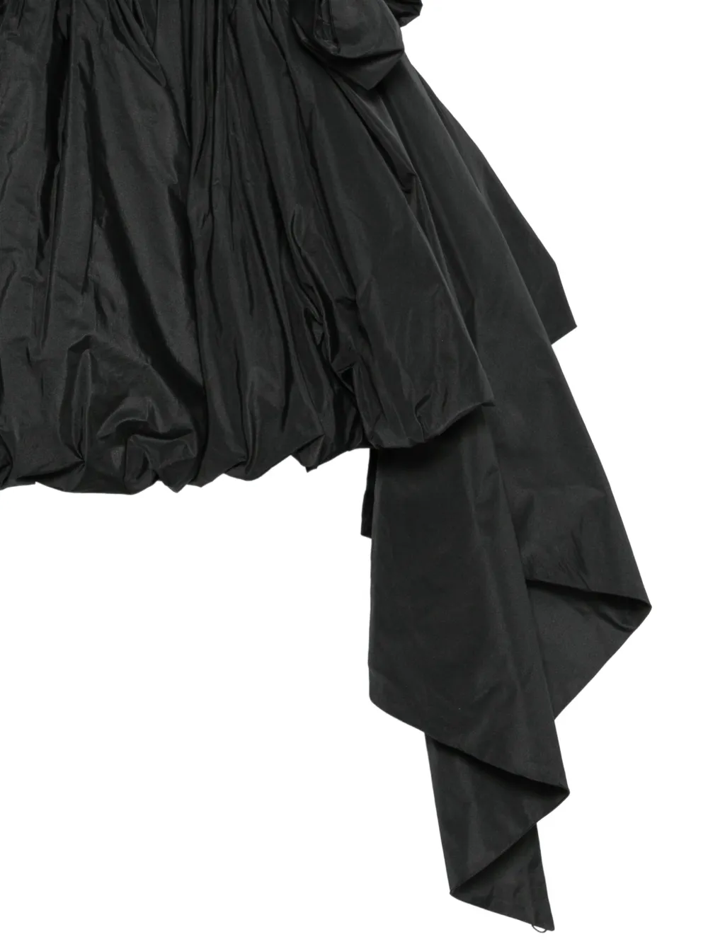 Blumarine draped balloon mini skirt Zwart